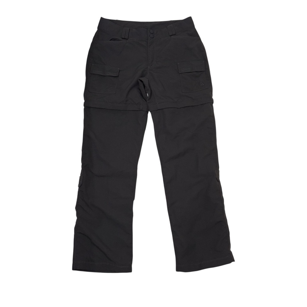 The North Face  Convertible Pants Shorts Capri Roll Tab Gray Gorpcore Sz 8